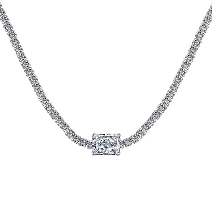 [Shinejoy Jewelry]2.0 carat Ornate Emerald Cut Necklace