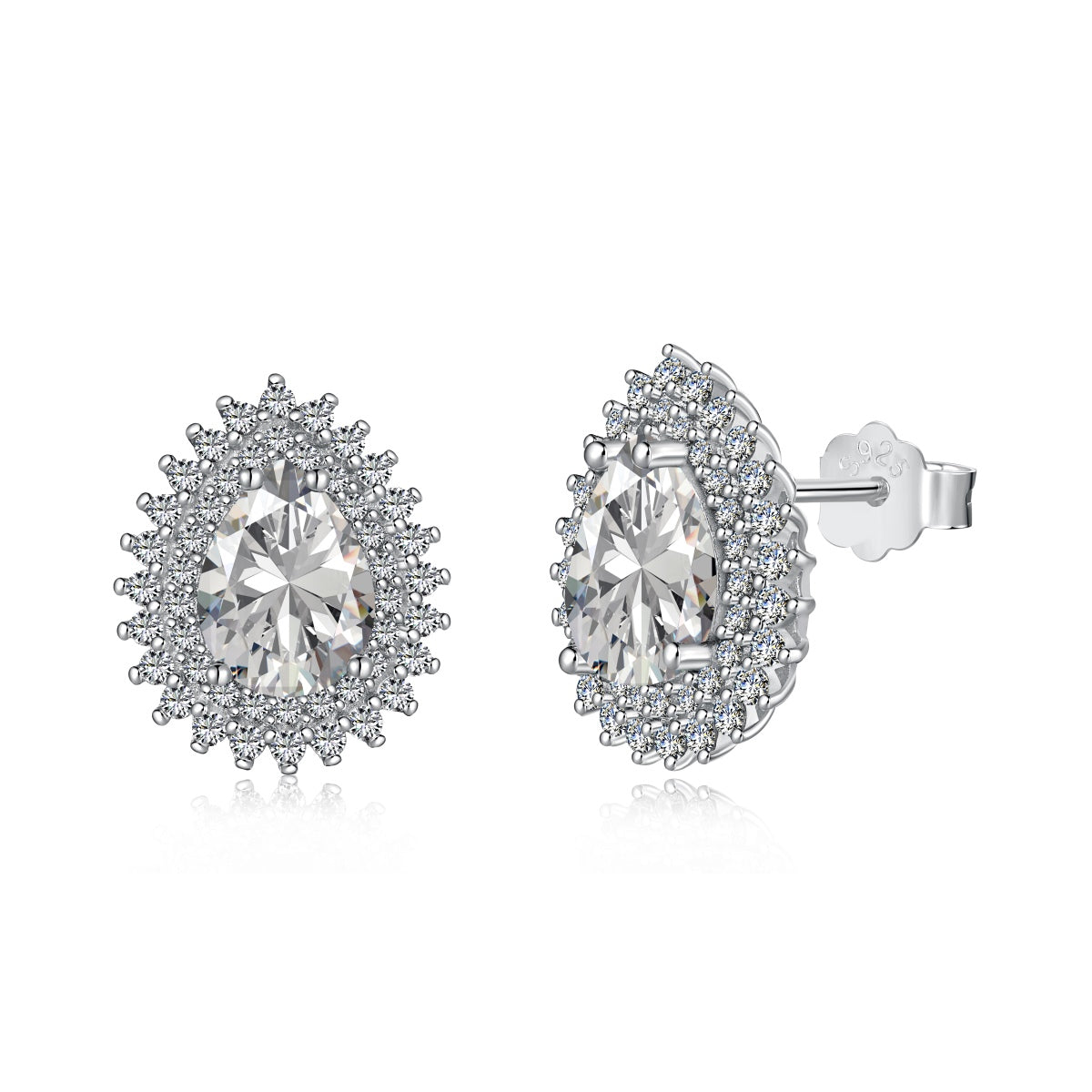 [Shinejoy Jewelry]Delicate Gorgeous Pear Cut Daily Earrings