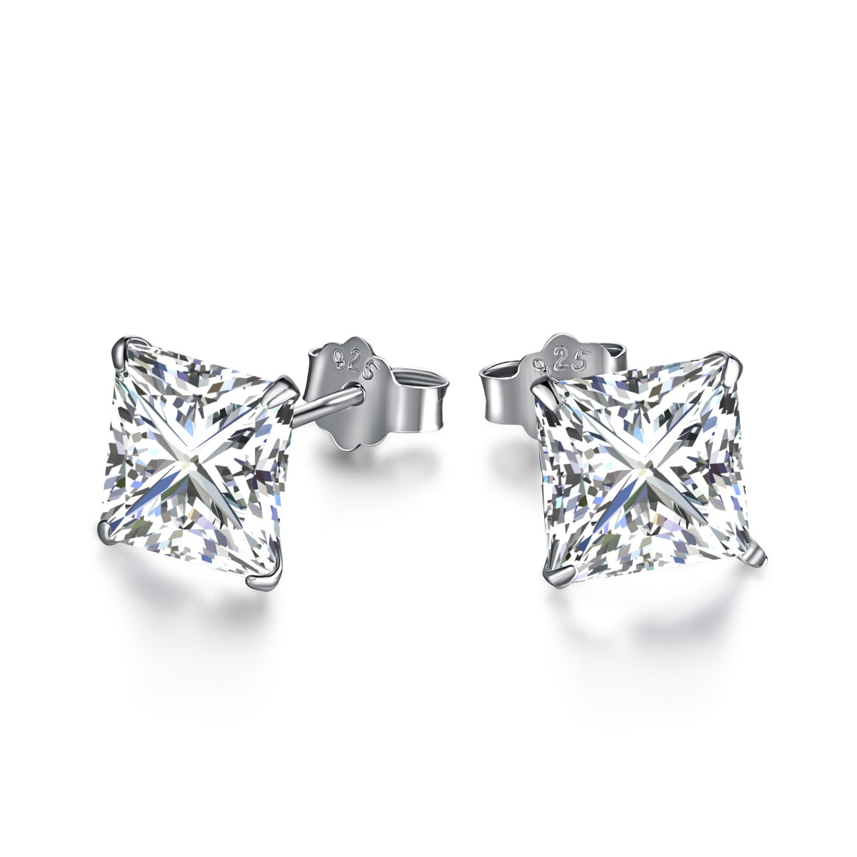 [Shinejoy Jewelry]Ornate Square Shape Earrings