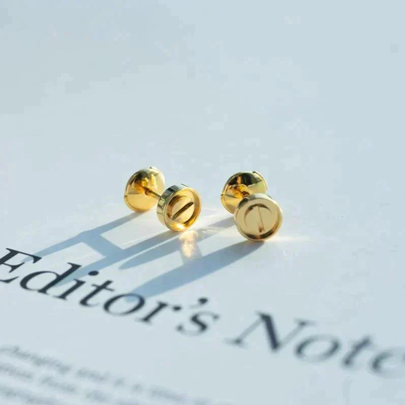 [Shinejoy]LOVE EARRINGS GOLD 10MM