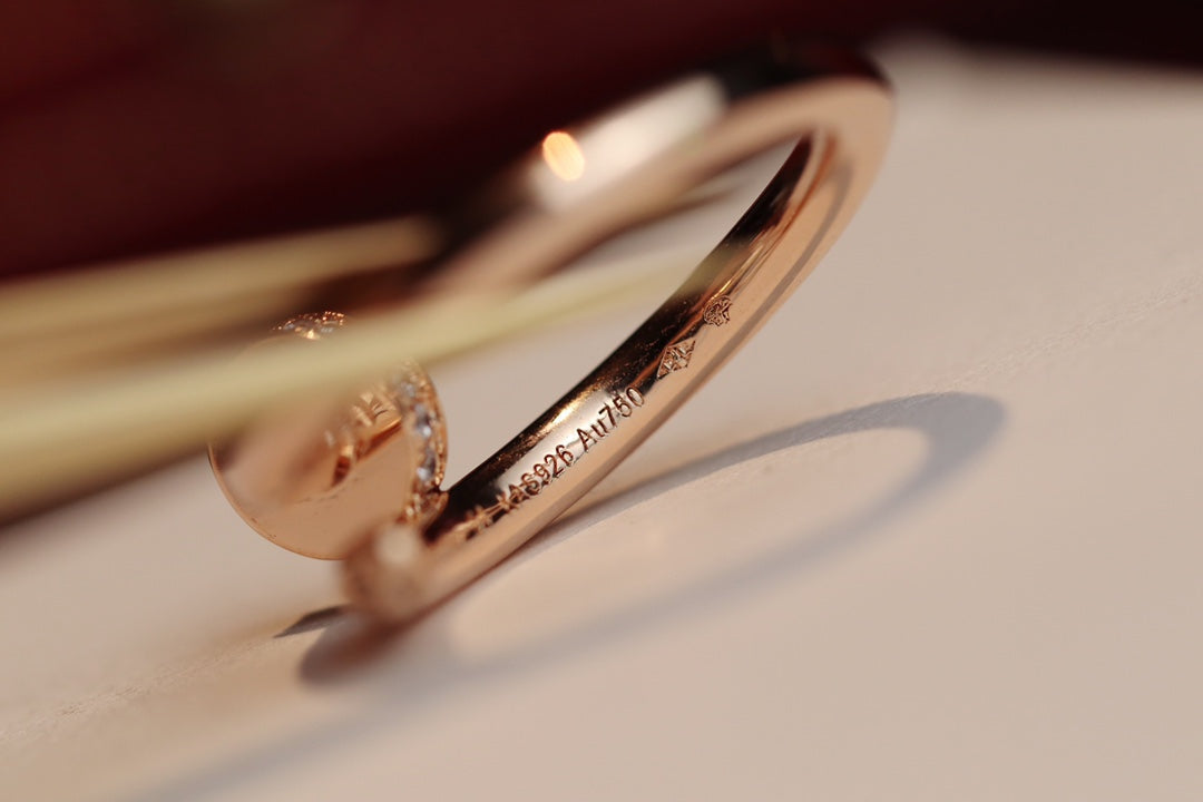[Shinejoy]JUSTE RING 2.65MM PINK GOLD DIAMOND