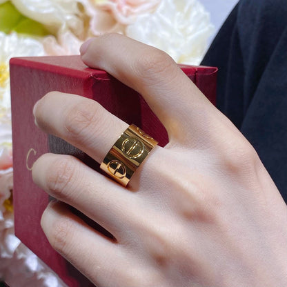 [Shinejoy]LOVE 11MM LARGE RING