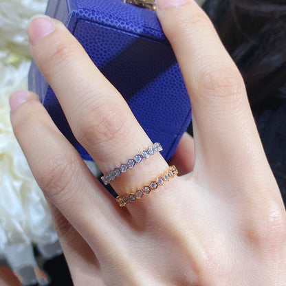 [Shinejoy]BEE LOVE DIAMOND PAVED SMALL RING