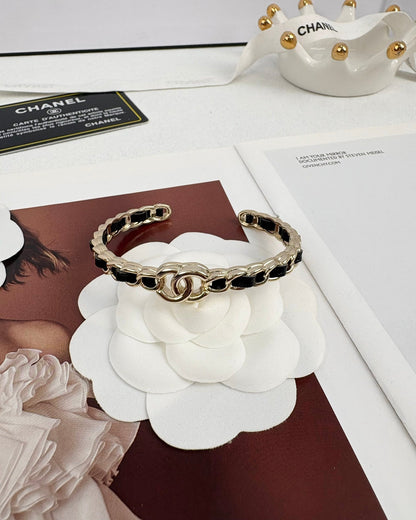 [Shinejoy]Double C Open Bangle