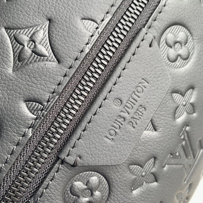 DISCOVERY PM BACKPACK 38 IN BLACK MONOGRAM LAMBSKIN