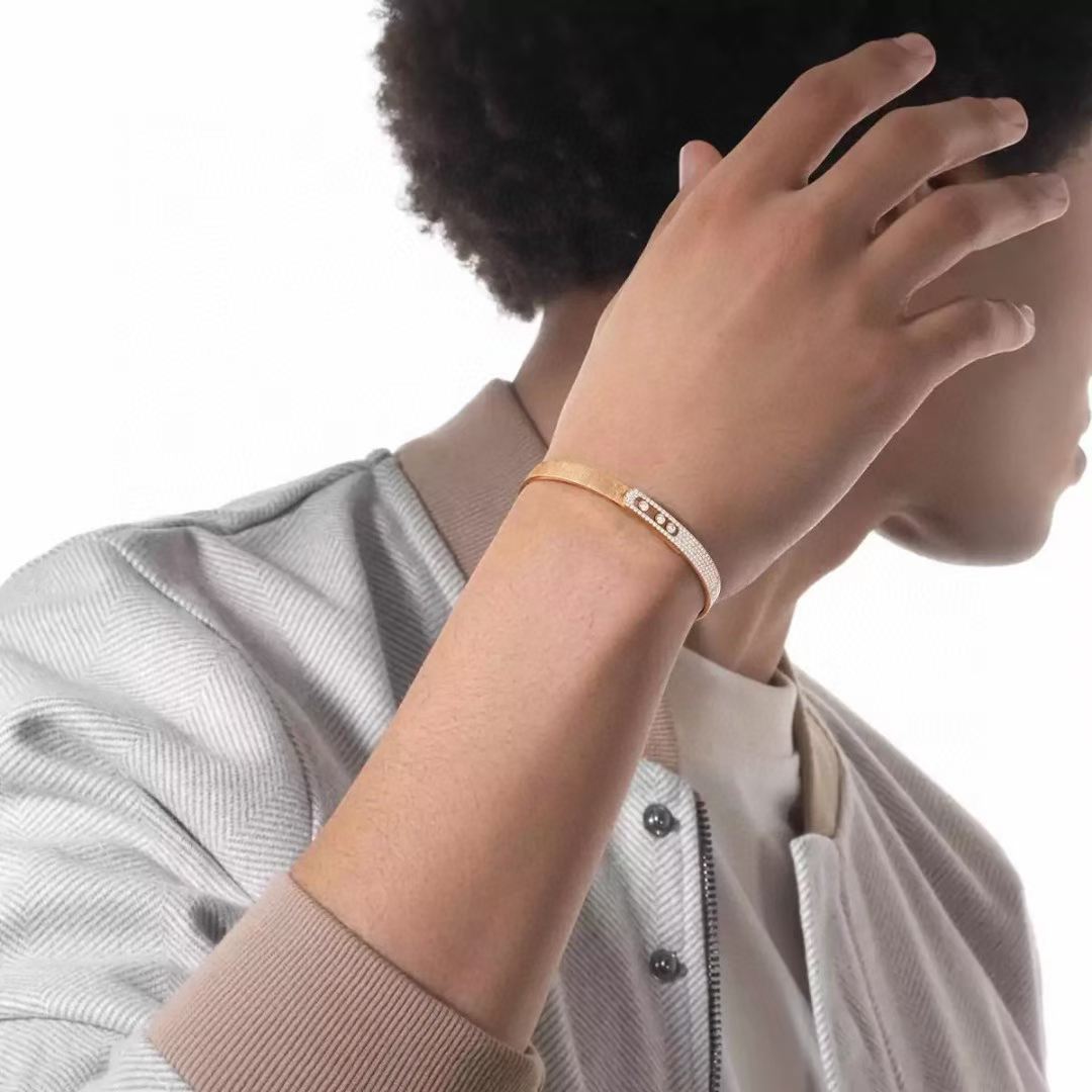 [Shinejoy]2026 BRAND-NEW FROSTED BRACELET WITH DIAMONDS THREE COLORS