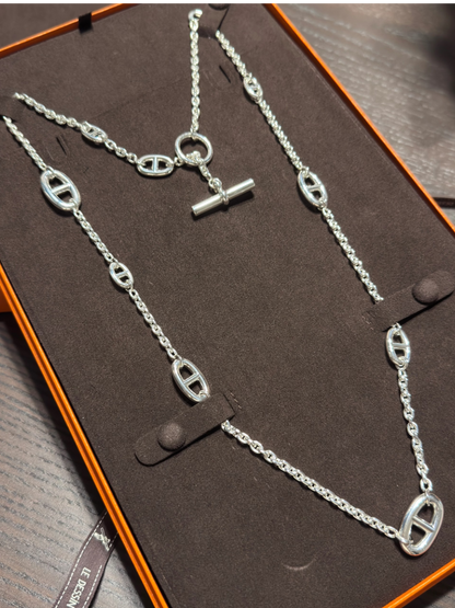 [Shinejoy]Classic Silver Sweater Chain
