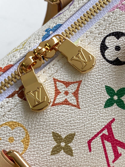 SPEEDY BANDOULIÈRE BAG 25 IN MULTICOLOR MONOGRAM CANVAS