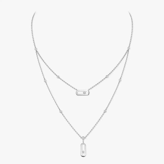 [Shinejoy] Move Uno Diamond Necklace